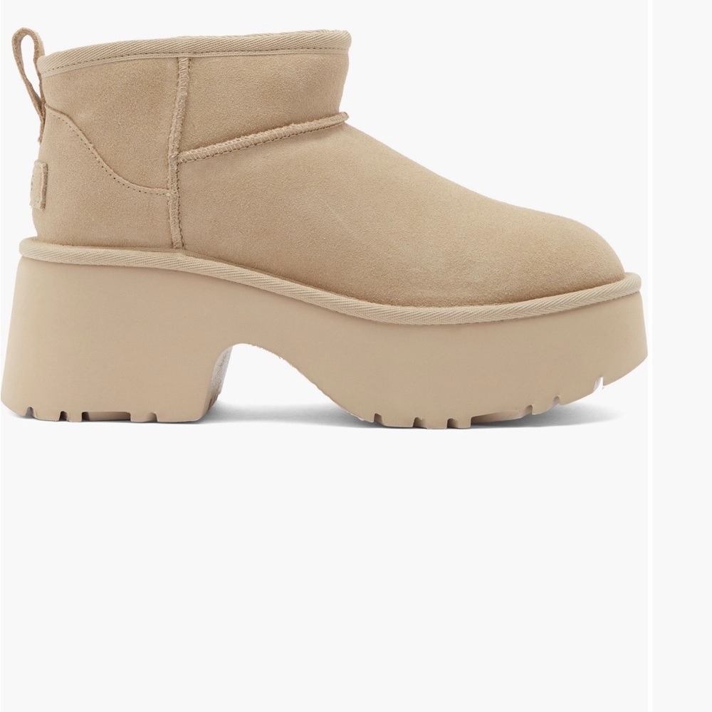 UGG Beige Platform Boots